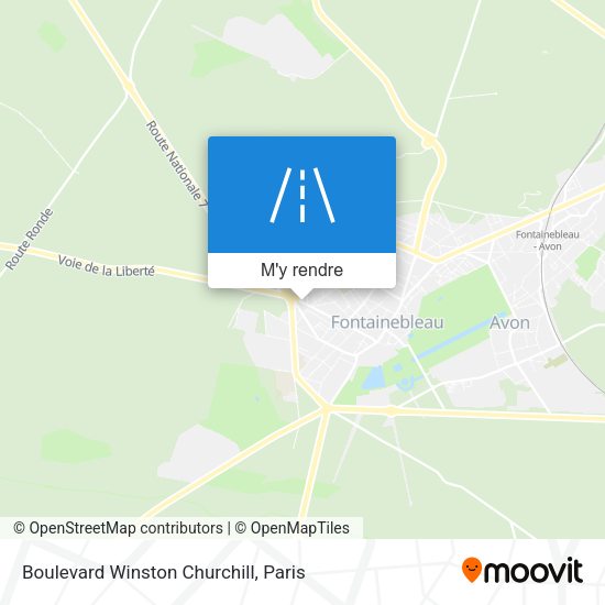 Boulevard Winston Churchill plan