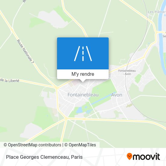 Place Georges Clemenceau plan