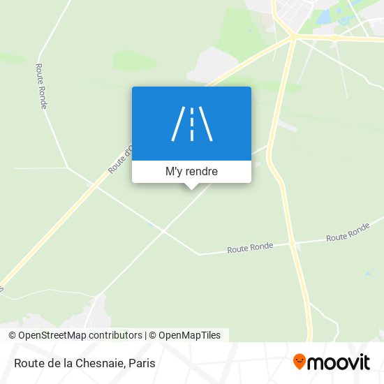 Route De La Chesnaie plan