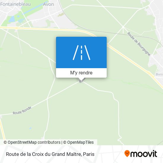 Route De La Croix Du Grand Maître plan