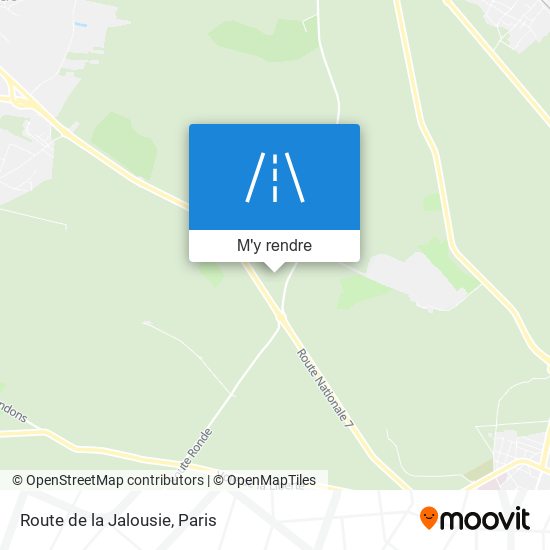 Route De La Jalousie plan