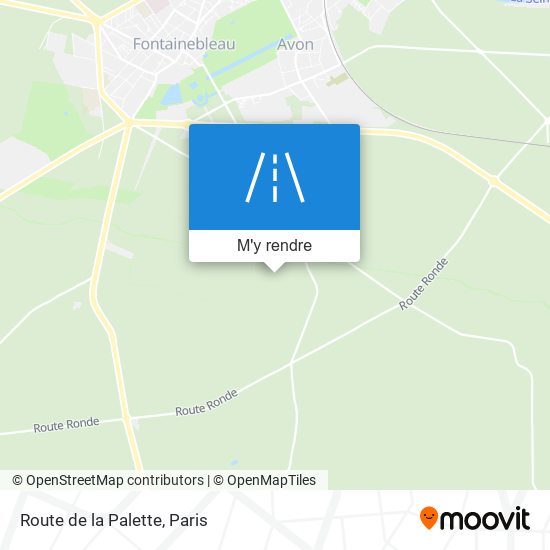Route De La Palette plan