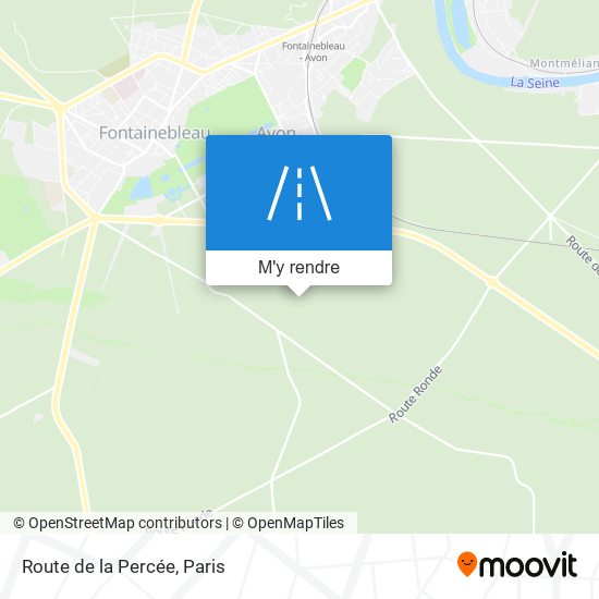 Route De La Percée plan