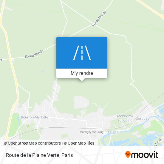 Route De La Plaine Verte plan