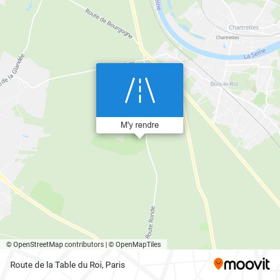 Route De La Table Du Roi plan