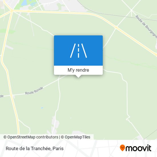 Route De La Tranchée plan