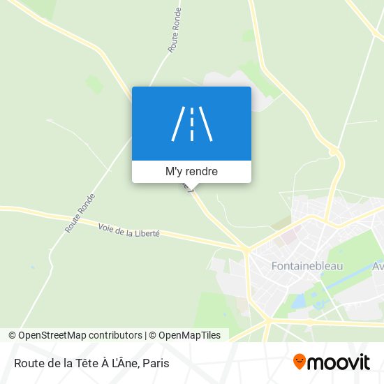 Route De La Tête À L'Âne plan