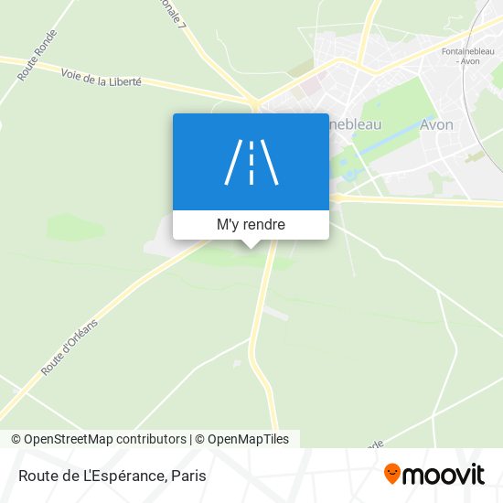 Route De L'Espérance plan