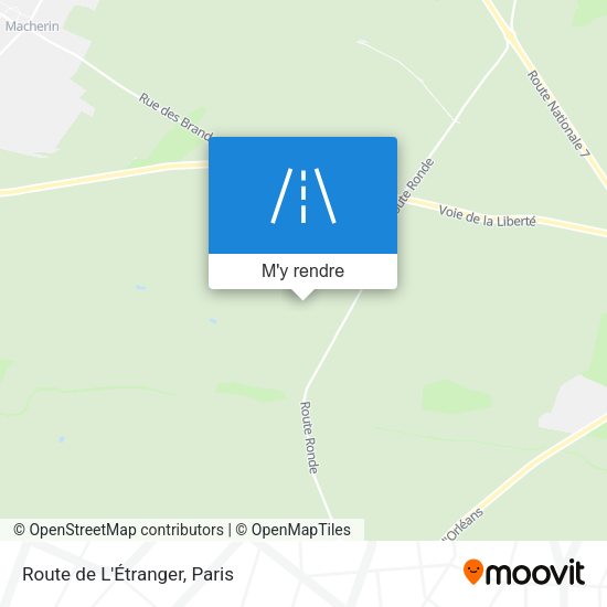 Route De L'Étranger plan