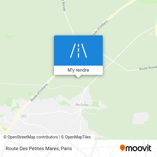 Route Des Petites Mares plan