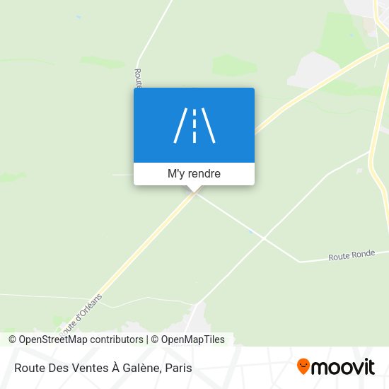 Route Des Ventes À Galène plan