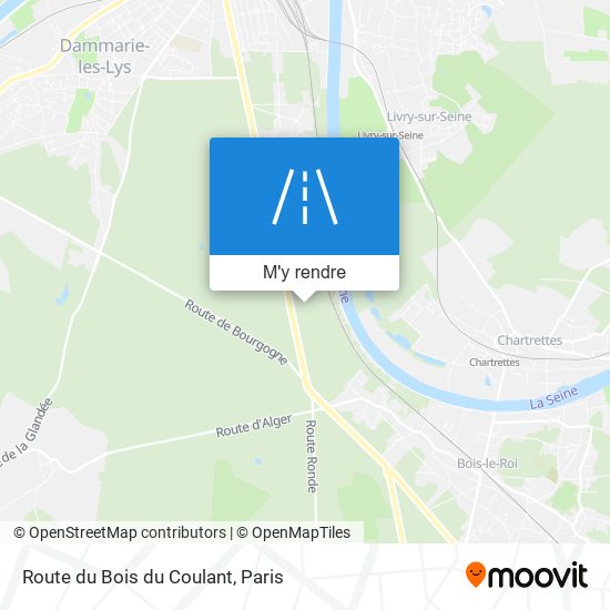 Route Du Bois Du Coulant plan