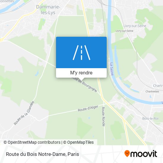 Route Du Bois Notre-Dame plan