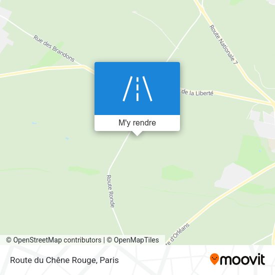 Route Du Chêne Rouge plan