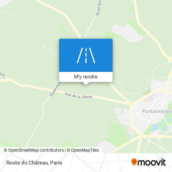Route du Château plan