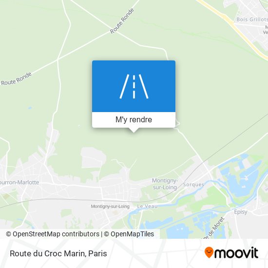 Route Du Croc Marin plan