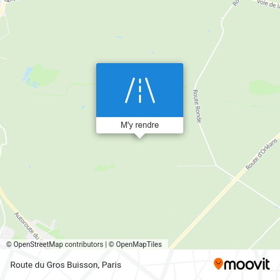 Route Du Gros Buisson plan