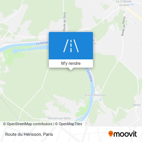 Route du Hérisson plan