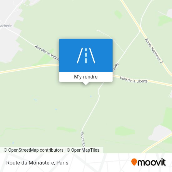 Route Du Monastère plan