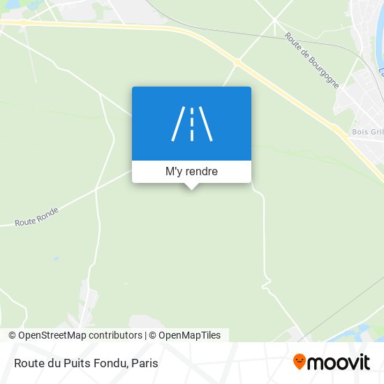 Route Du Puits Fondu plan