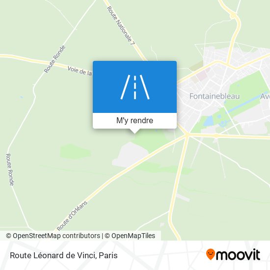 Route Léonard De Vinci plan