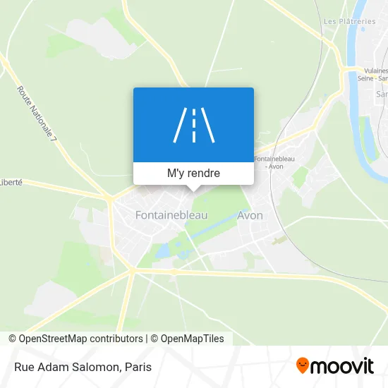 Rue Adam Salomon plan