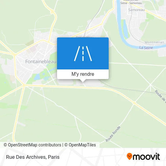Rue Des Archives plan
