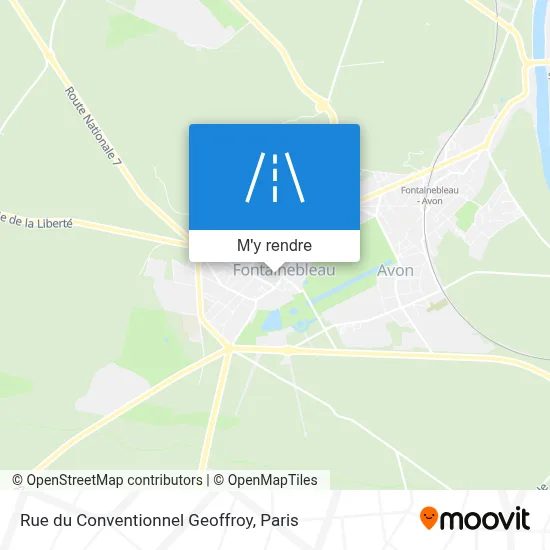 Rue du Conventionnel Geoffroy plan