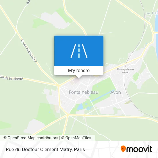 Rue du Docteur Clement Matry plan