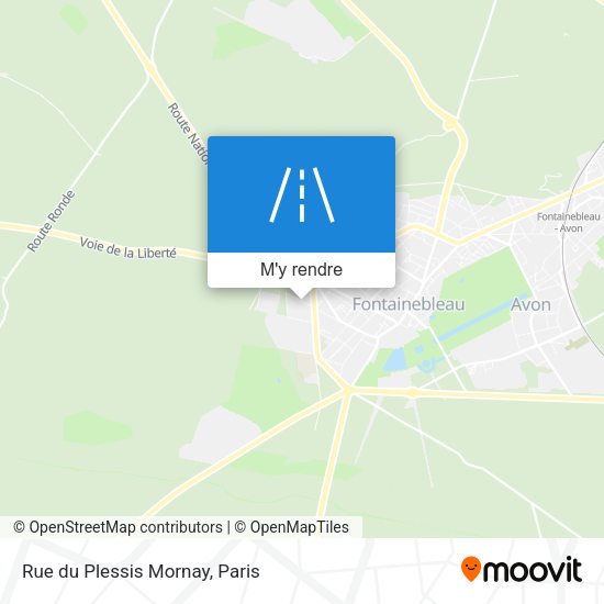 Rue du Plessis Mornay plan
