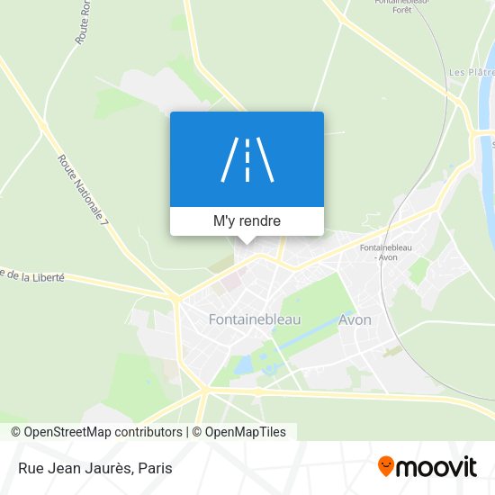 Rue Jean Jaurès plan