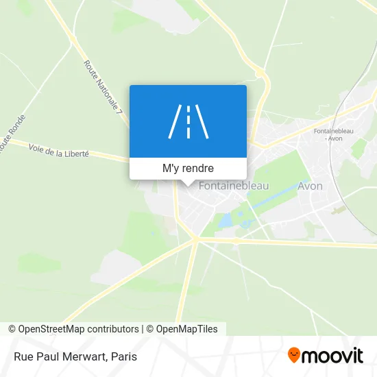 Rue Paul Merwart plan