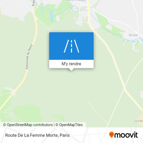 Route De La Femme Morte plan