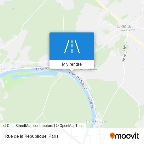 Rue de la République plan
