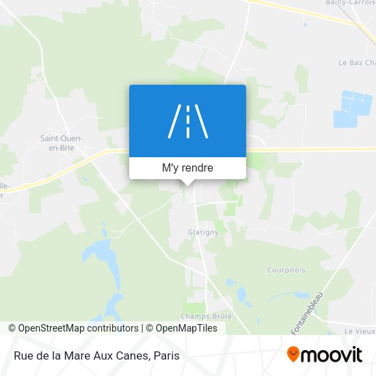 Rue de la Mare Aux Canes plan