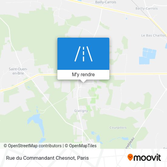 Rue du Commandant Chesnot plan