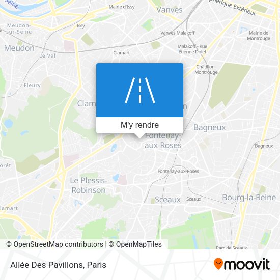 Allée Des Pavillons plan