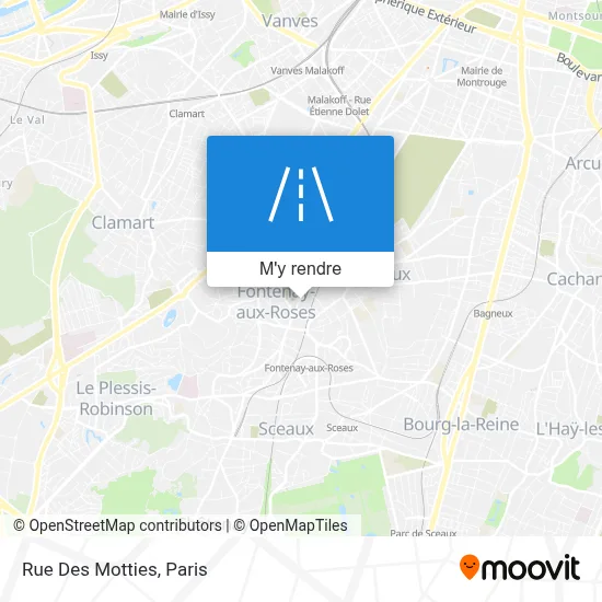 Rue Des Motties plan