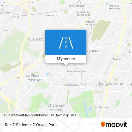 Rue D'Estienne D'Orves plan