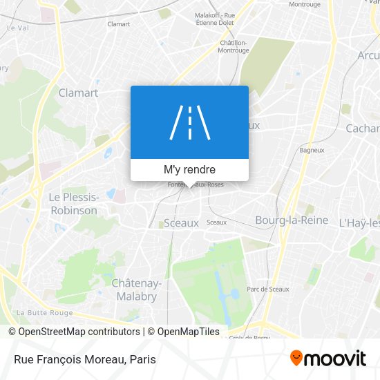 Rue François Moreau plan