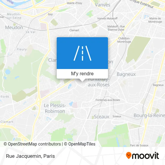 Rue Jacquemin plan