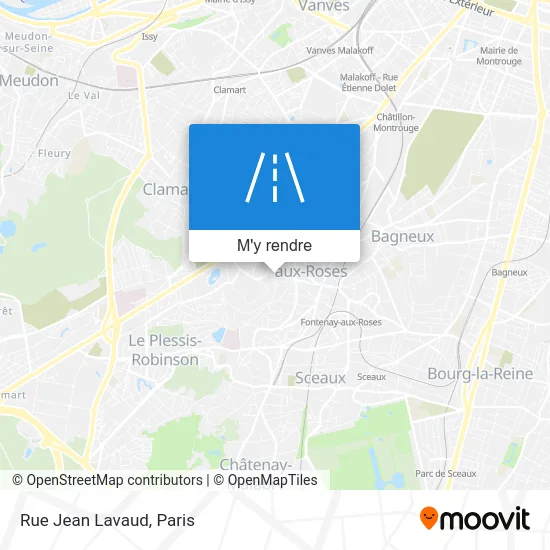 Rue Jean Lavaud plan