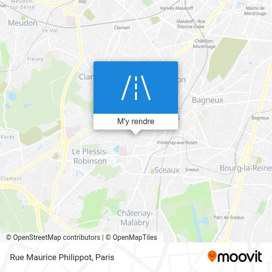 Rue Maurice Philippot plan
