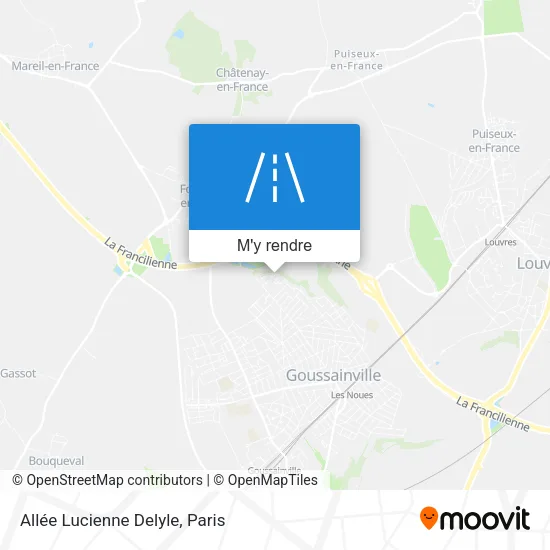 Allée Lucienne Delyle plan
