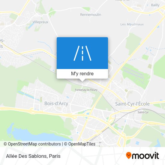 Allée Des Sablons plan