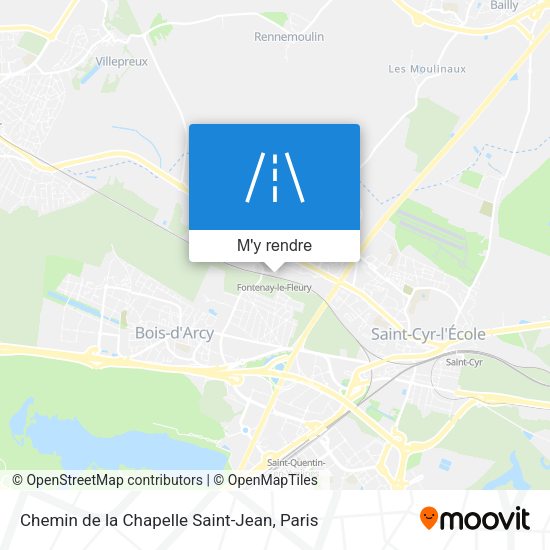 Chemin de la Chapelle Saint-Jean plan