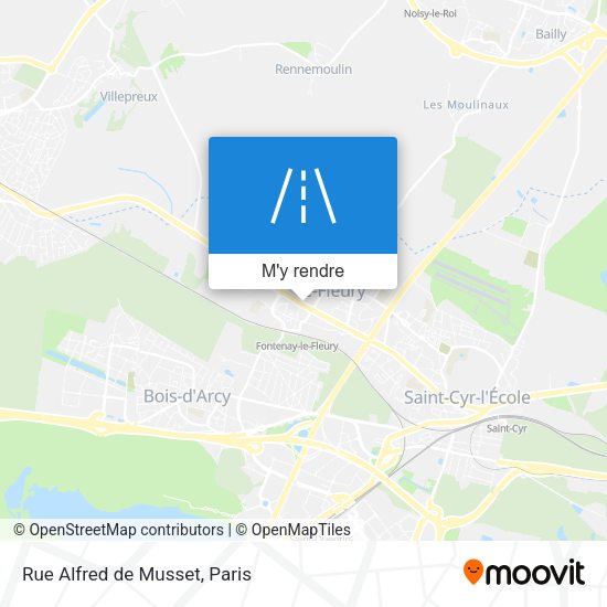 Rue Alfred de Musset plan
