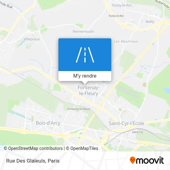 Rue Des Glaïeuls plan