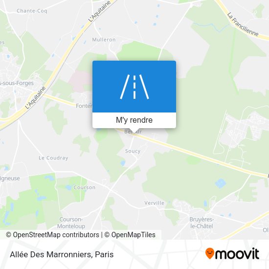 Allée Des Marronniers plan