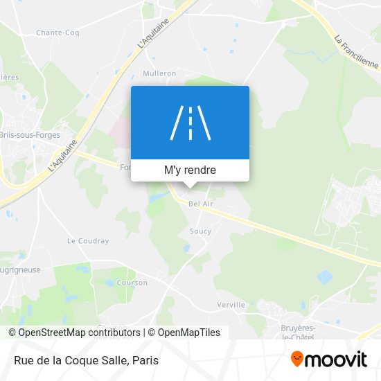 Rue de la Coque Salle plan